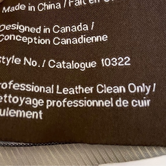 Danier nude genuine leather blazer soft jacket beige/cream ecru off white large - Picture 10 of 16